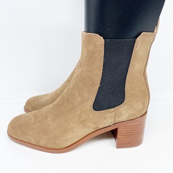 Steve Madden Women's Rhiannon Chelsea Boot Brown Suede Size 7M - Picture 5 of 14